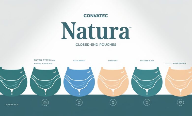 convatec from: 416400 to: 416419 - natura closed end pouch with filter