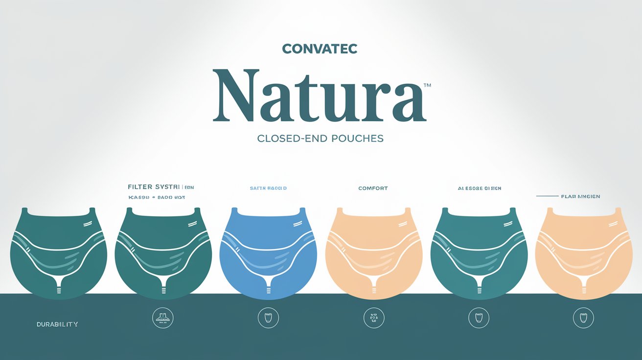 convatec from: 416400 to: 416419 - natura closed end pouch with filter