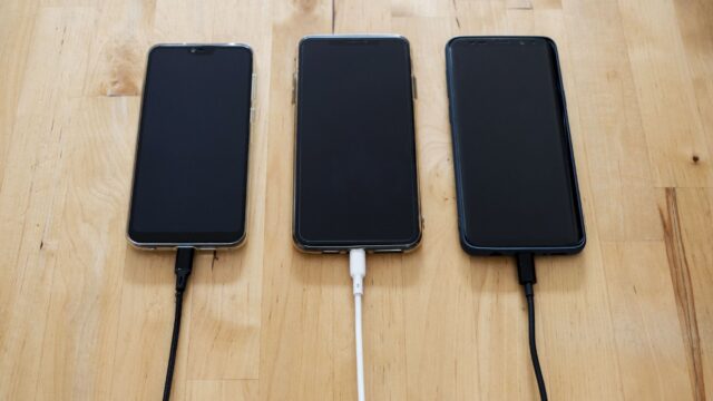 smartphone charging
