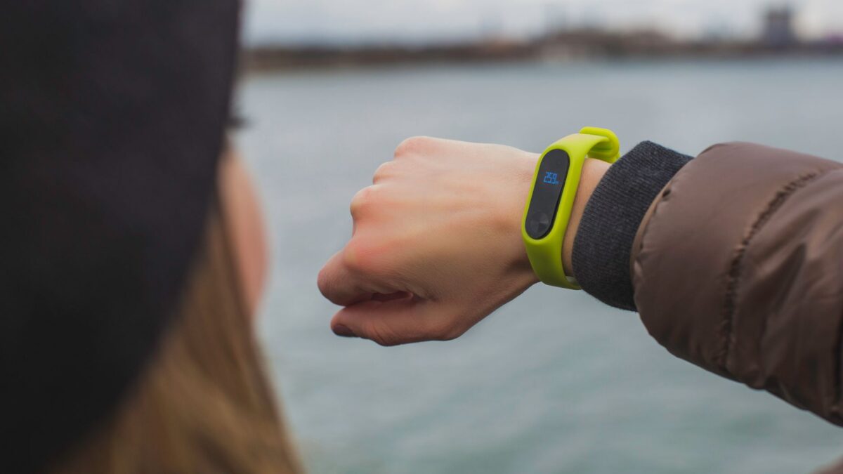 smartwatch on wrist